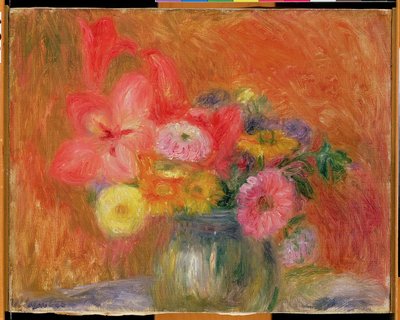 Cuenco de flores de William James Glackens